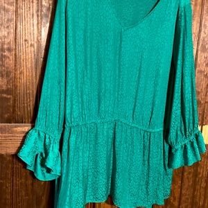 Evri 2xl Green Blouse